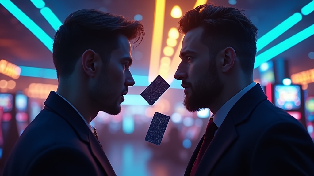 مشهد يوضح عروضًا مختلفة للاعب جديد ولاعب عائد داخل كازينو