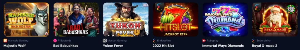  Juegos de casino