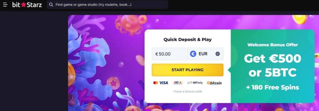 Bitstarz casino para jugadores en Argentina: acepta depósitos en pesos con MercadoPago, con bonificación al pagar.